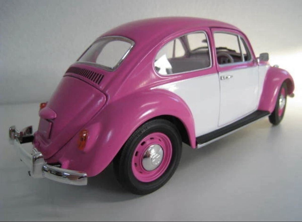 Volkswagen Modellini d'auto: VW Käfer Modellauto, rosa/weiss, – Nuovo (secondo la descrizione) da Basel venduto da Zomeg 4