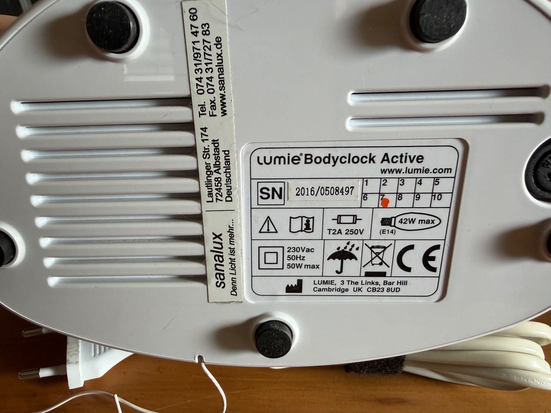 Sveglie: Lumie Bodyclock Active Lichtwecker – Usato da Unterstammheim venduto da HeinzPluseis 1