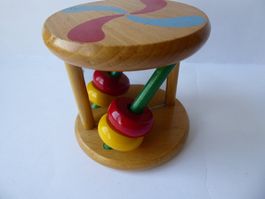 Nostalgie Brio ? Rolle mit Spiegel,11,5cm, Holz
