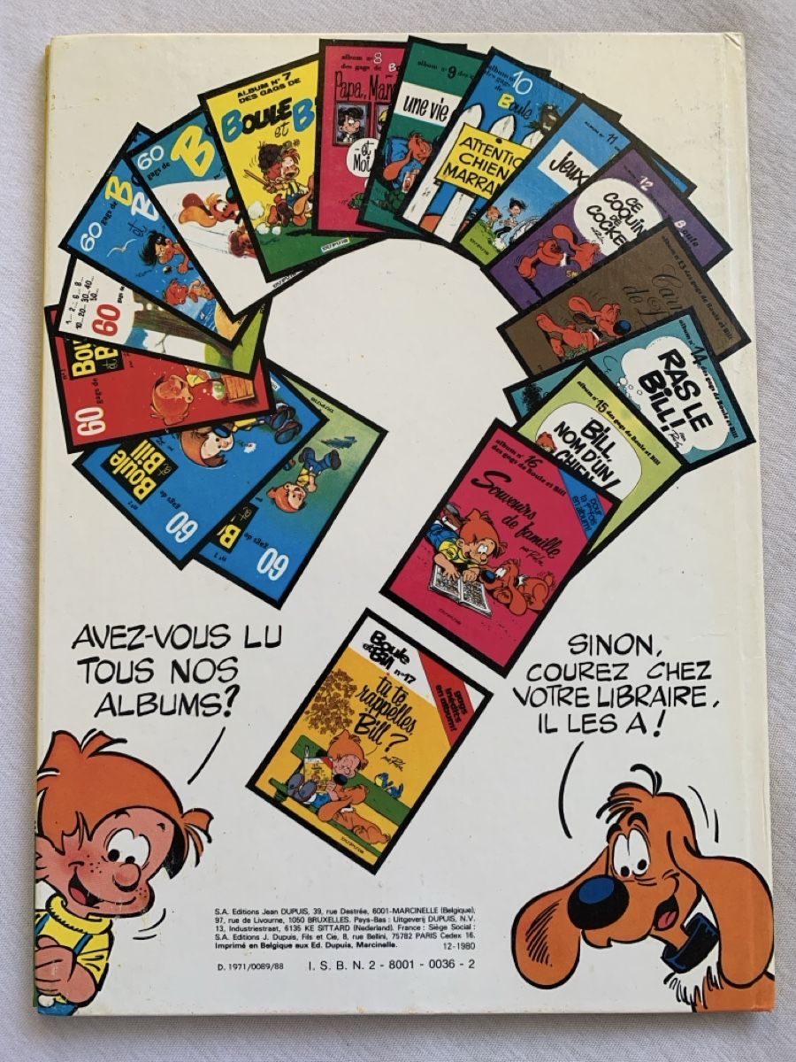 Fumetti: Bd: roba - boule et bill T7 tbe – Usato da Gland venduto da thi_tv5t 1