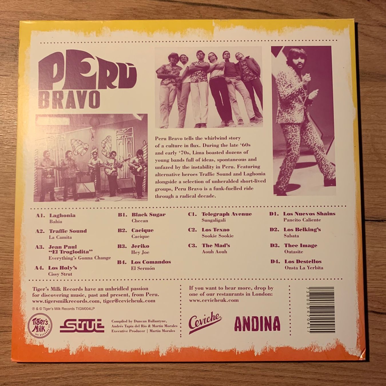 Schallplatten: Peru Bravo...COMPIL UK 2014....VG+/VG+ – Gebraucht aus Gals von Diskopatshop 2