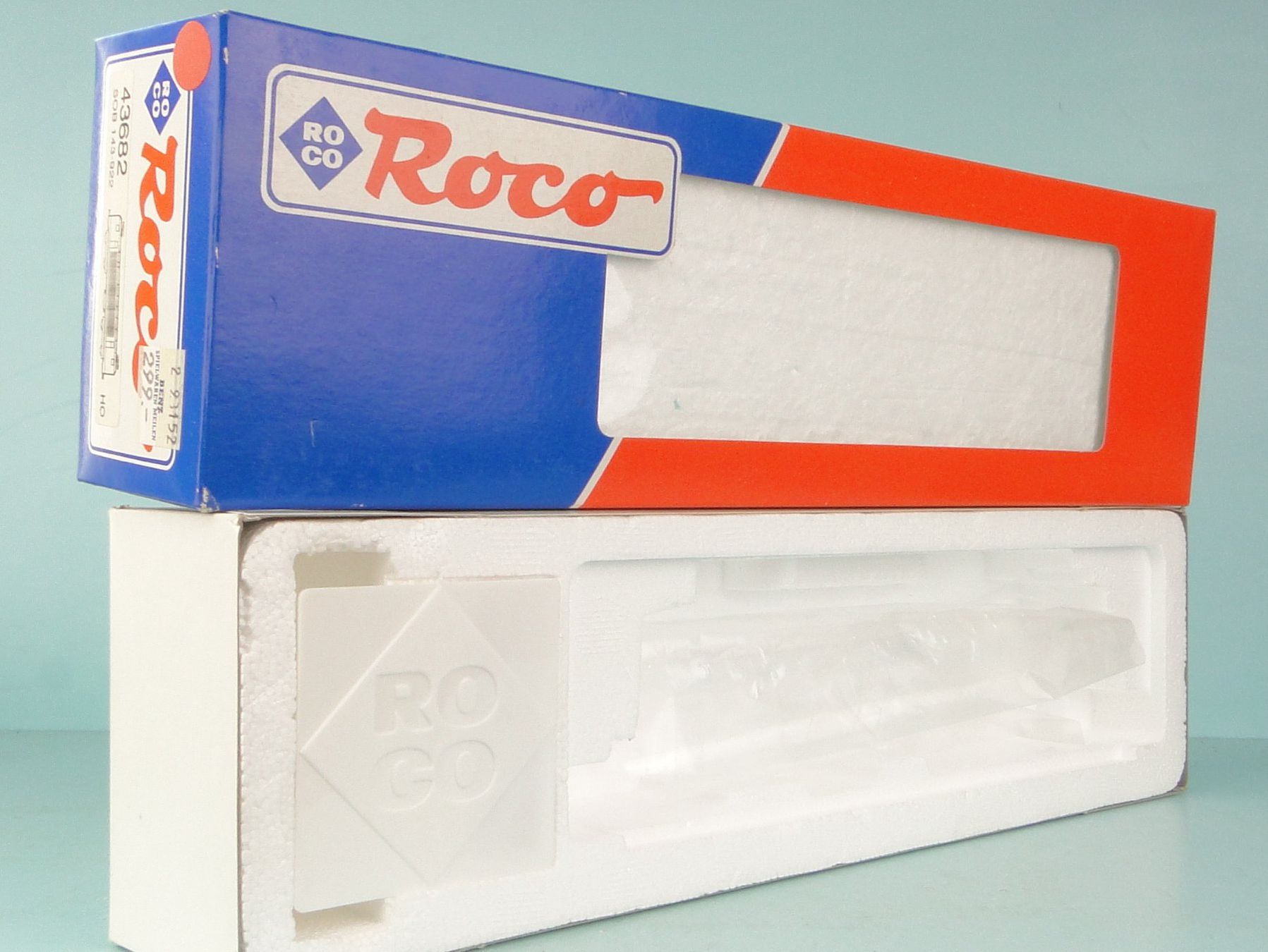 Märklin Modellini di ferrovie: ROCO leerer Karton 43682 SOB 143 – Usato da Bülach venduto da cann11 1