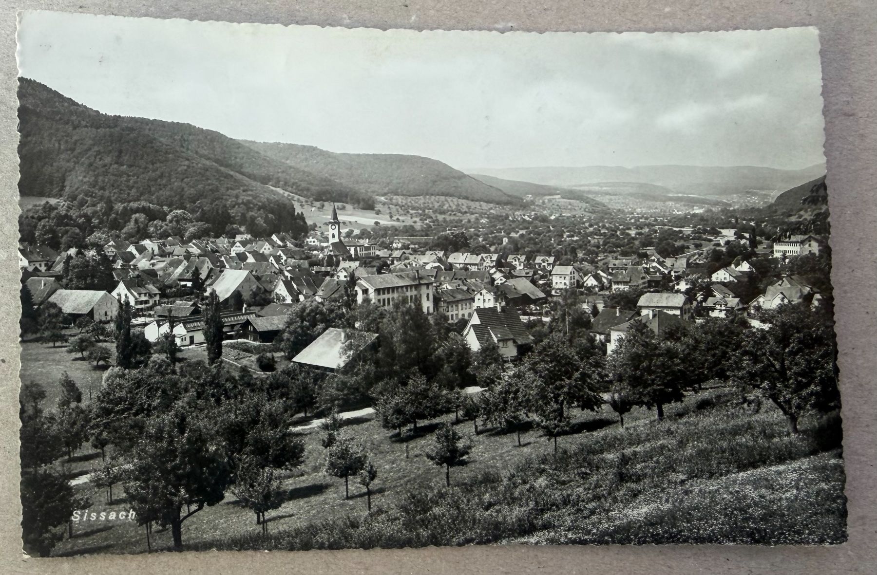 Ansichtskarten: SISSACH - Ansichtskarte – Gebraucht aus Tegerfelden von siebenmacky