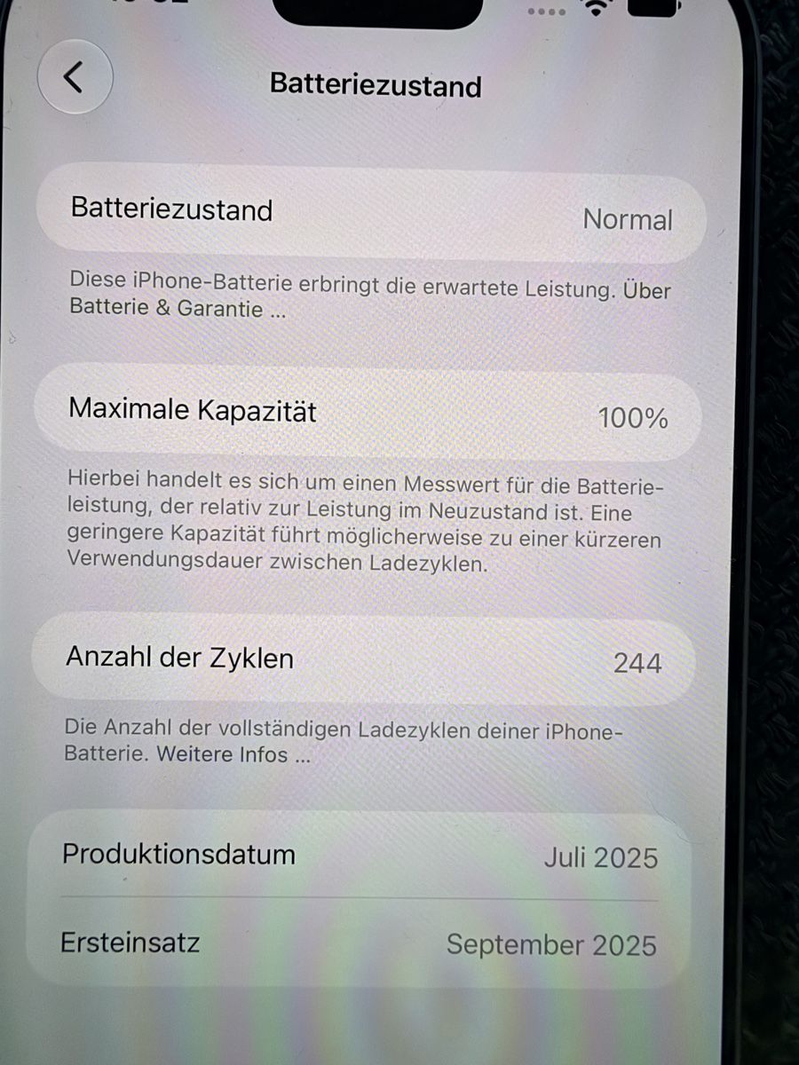 Apple Handys / Smartphones: iPhone 17 Pro Max Silver 1TB – Neu (gemäss Beschreibung) aus Wabern von Sapena84 6