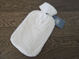 Flauschige Wärmeflasche, neu, creme-weiss
