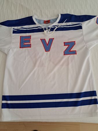 Eishockey Retro Trikot Premium EVZ 67 Grösse XL Polyester 