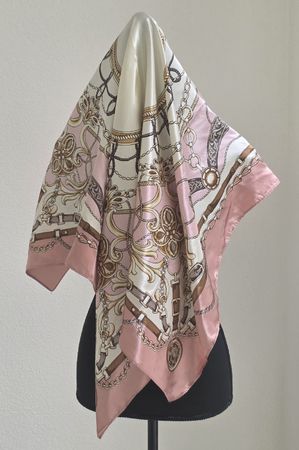 Schal Damen rosa Grösse 90x90 cm Neu