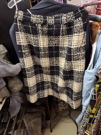 Rock kariert beige schwarz Grösse siehe Bild