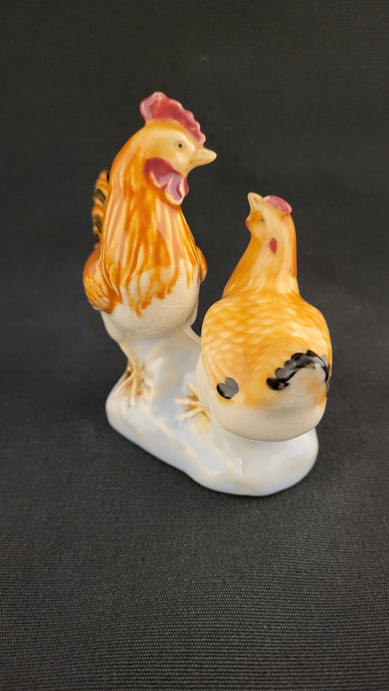 Figuren: Gockel mit Huhn CHINA – Gebraucht aus Basel von spinne02 3