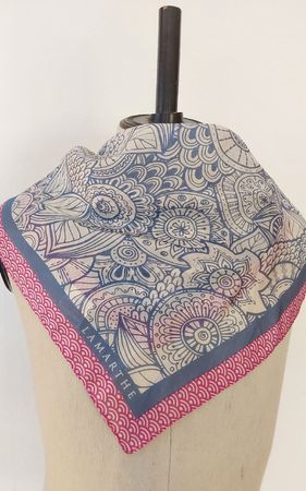 Seidenfoulard quadratisch Lamarthe