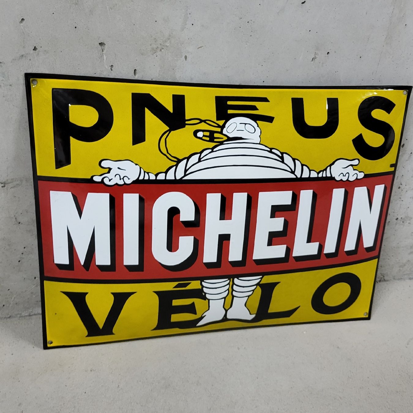 Insegne: Emailschild Michelin Velopneu – Usato da Zürich venduto da timbuktu03