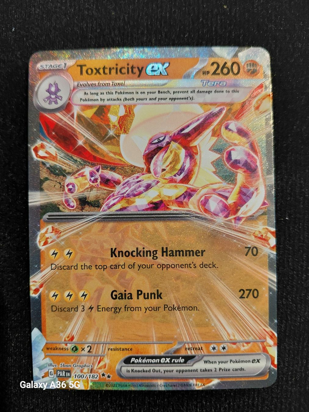 Pokémon Carte collezionabili: Toxtricity ex 100/182 – Nuovo (secondo la descrizione) da Zuchwil venduto da Sam-ler-in