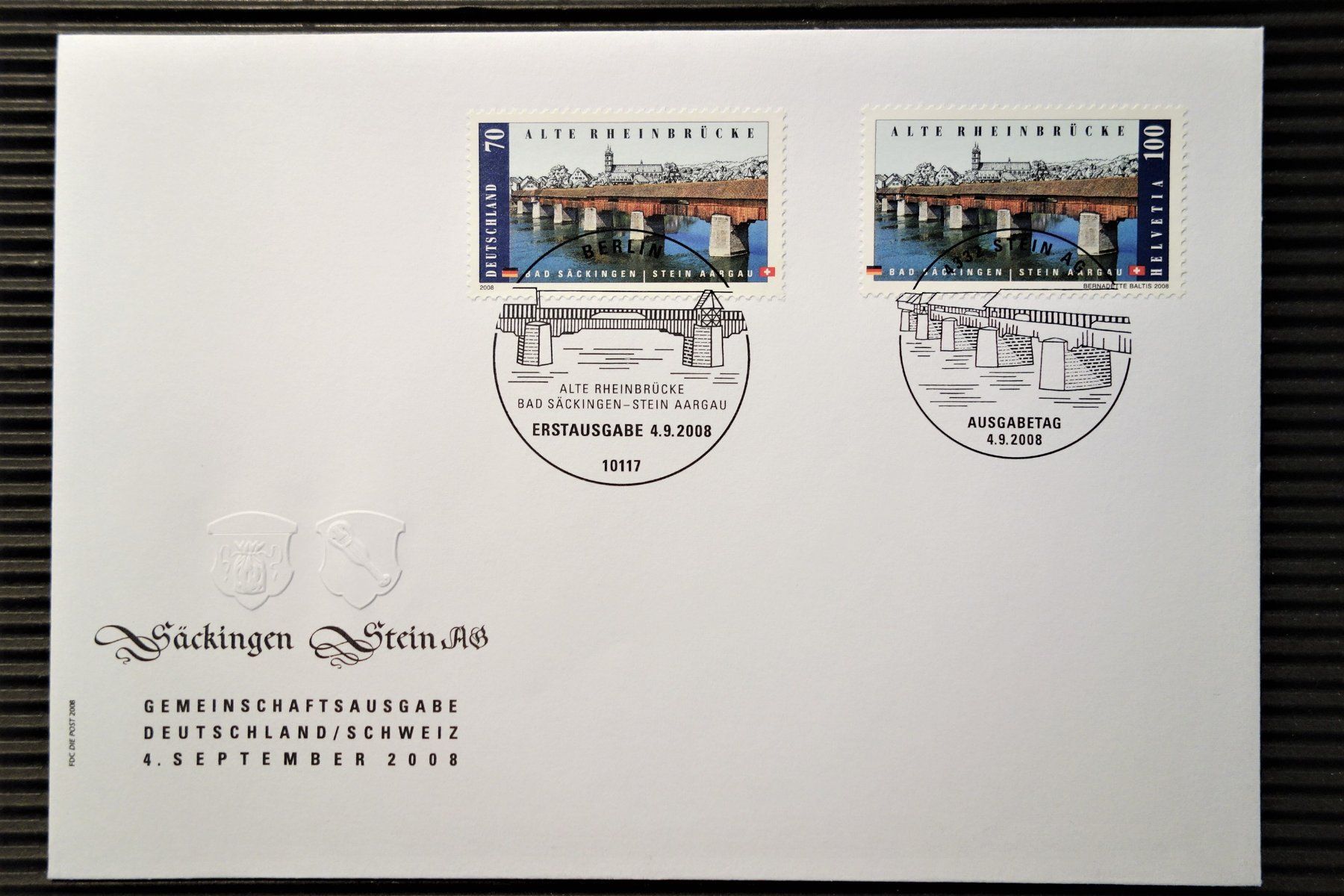 Tutti i francobolli: 2008 FDC Gemeinschaftsausgabe D - CH – Nuovo (secondo la descrizione) da Mettmenstetten venduto da Sutasso