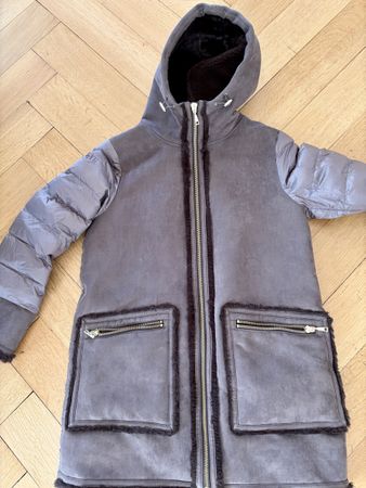 Wunderschöner Leder Wintermantel von Schneiders, 38/40