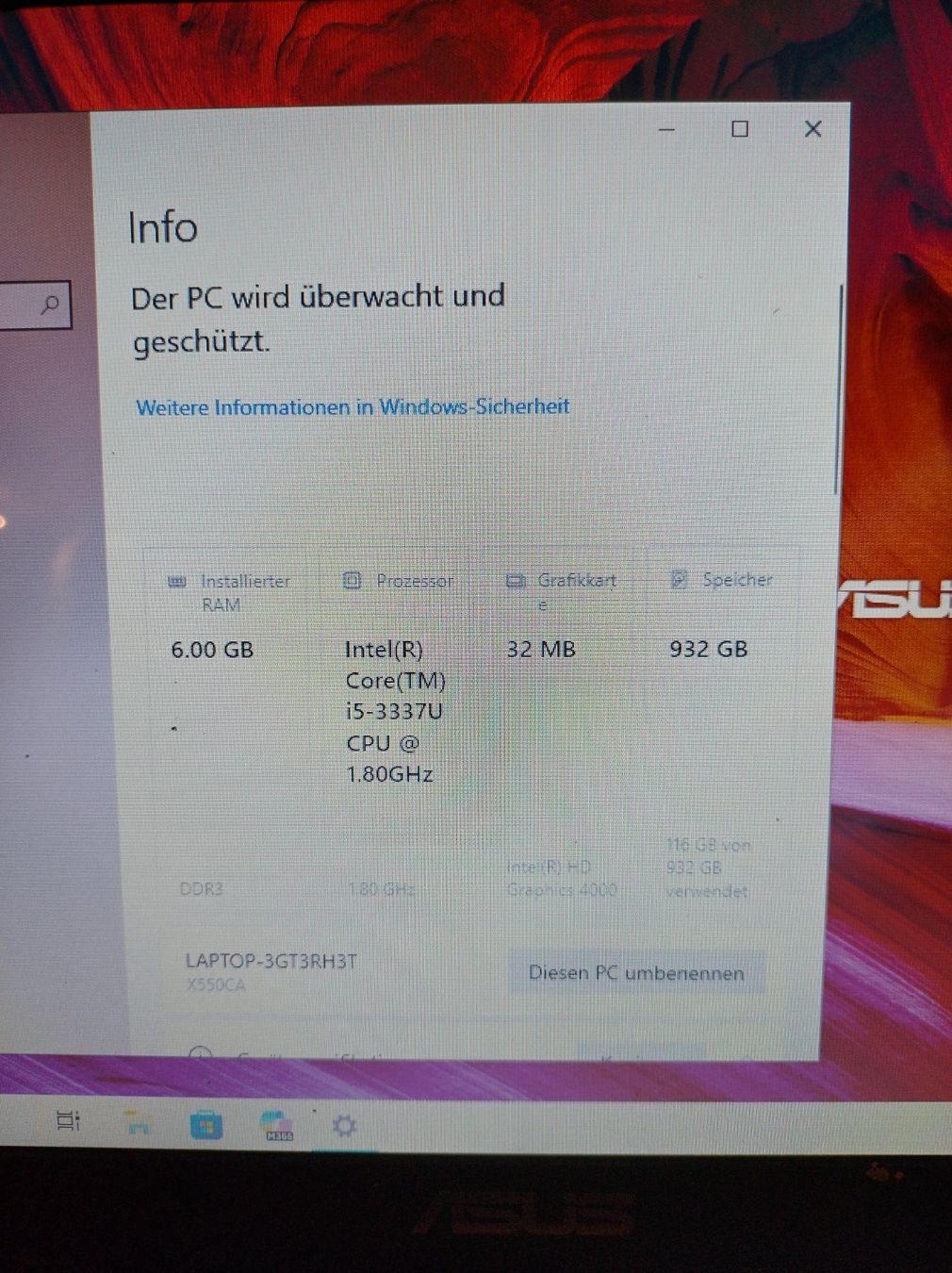 Asus Notebook: ASUS  Laptop – Usato da Utzenstorf venduto da rodomi3 5
