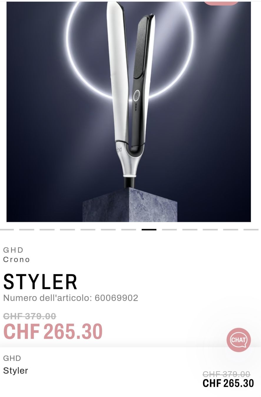 GHD Piastre & Arricciacapelli: Piastra GHD professional HD motion – Nuovo e nell'imballaggio originale da Roveredo GR venduto da Anna3007 7