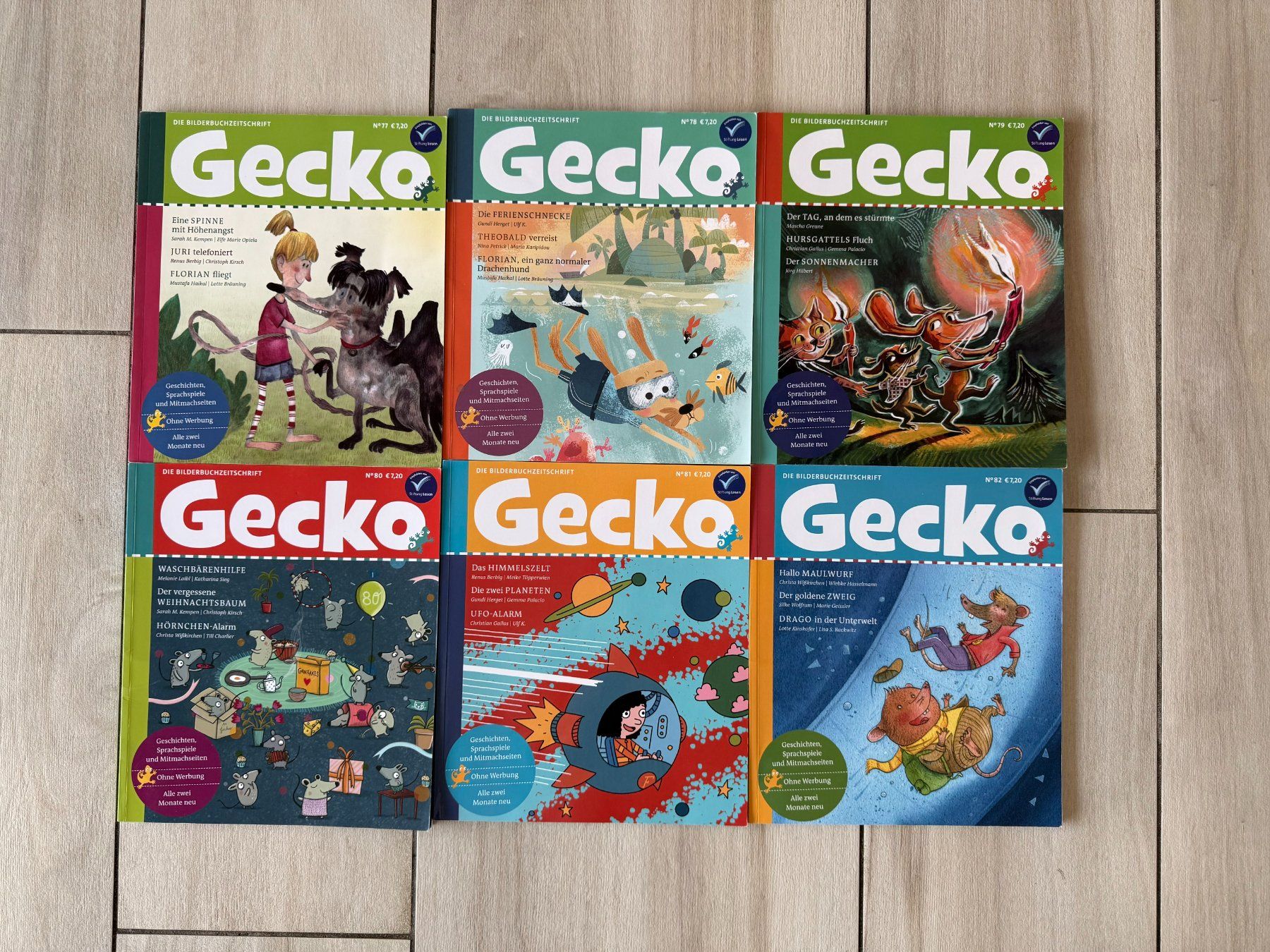 Gecko - Bilderbuch Zeitschrift. Ab 4 Jahre alt (Gebraucht) in Riaz für ...