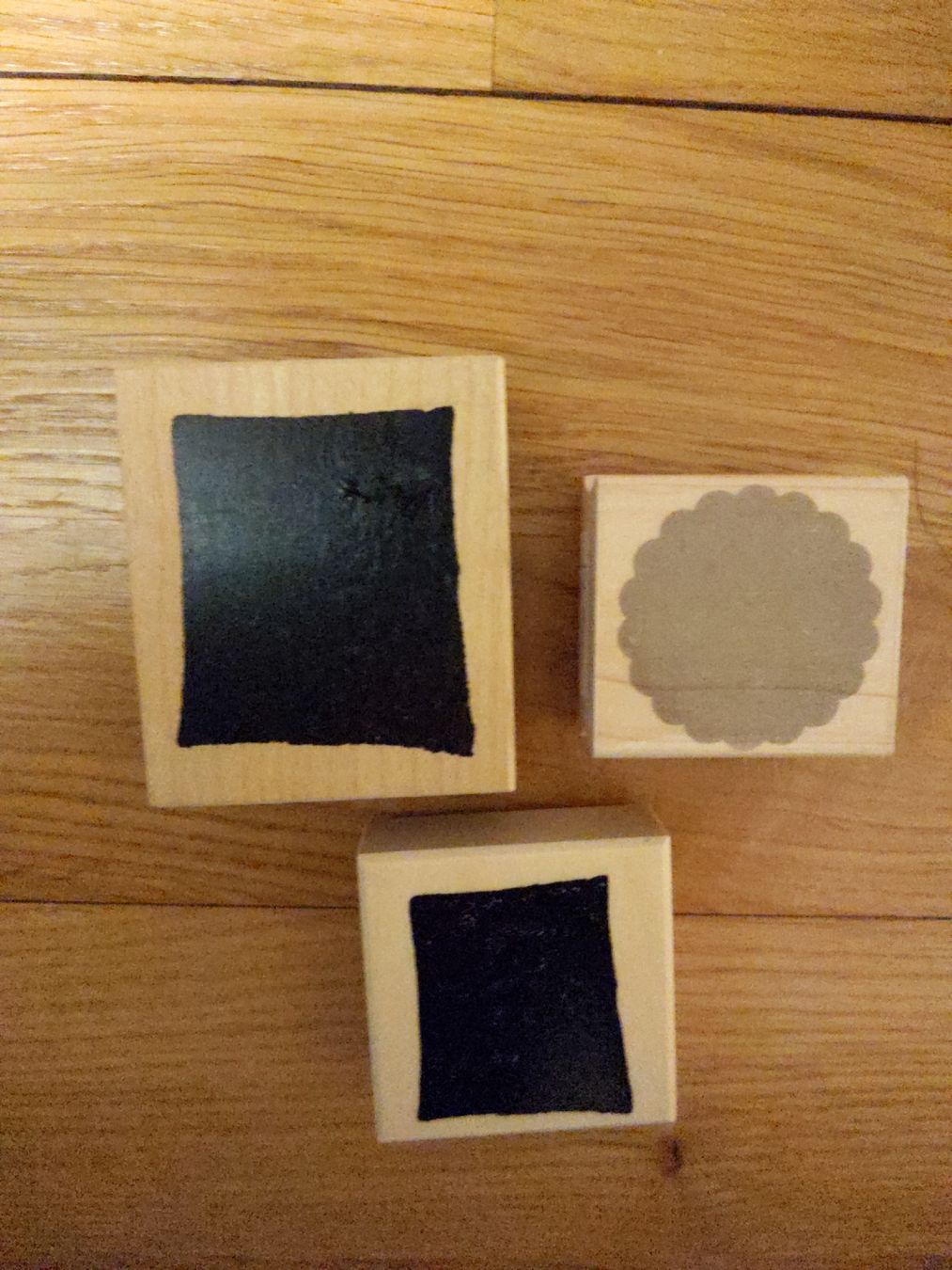 Timbri: 3er Set Holzstempel Muster – Usato da Oberhasli venduto da Joe_ahoi