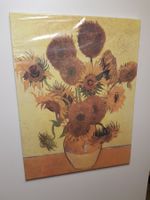 Abstrakte Malerei Blumen nach Van Gogh Bild auf Seiden