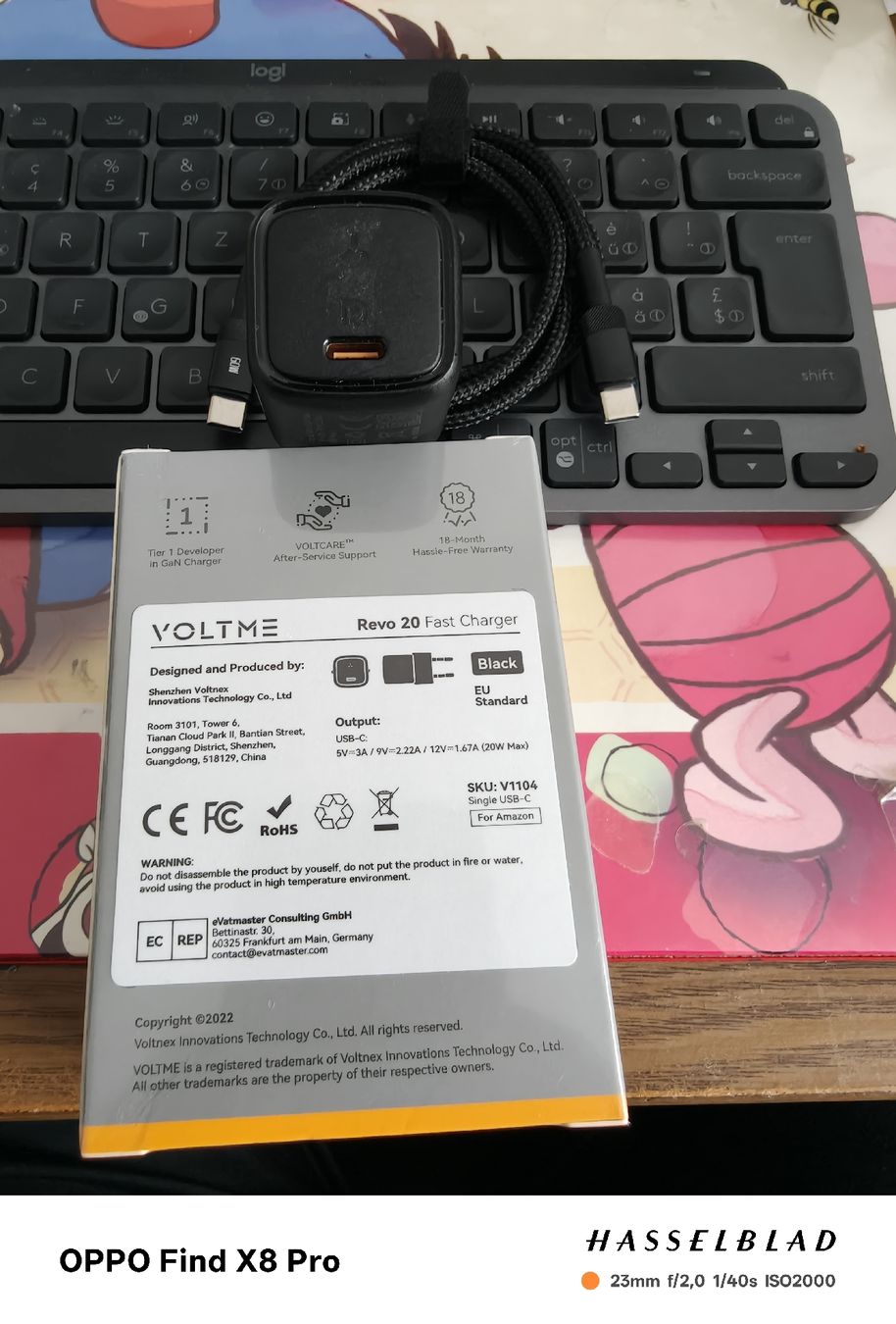 Ladegeräte: Prise charge rapide 20w et câble 60w usb-c – Neu und originalverpackt aus noréaz von mepla76 1