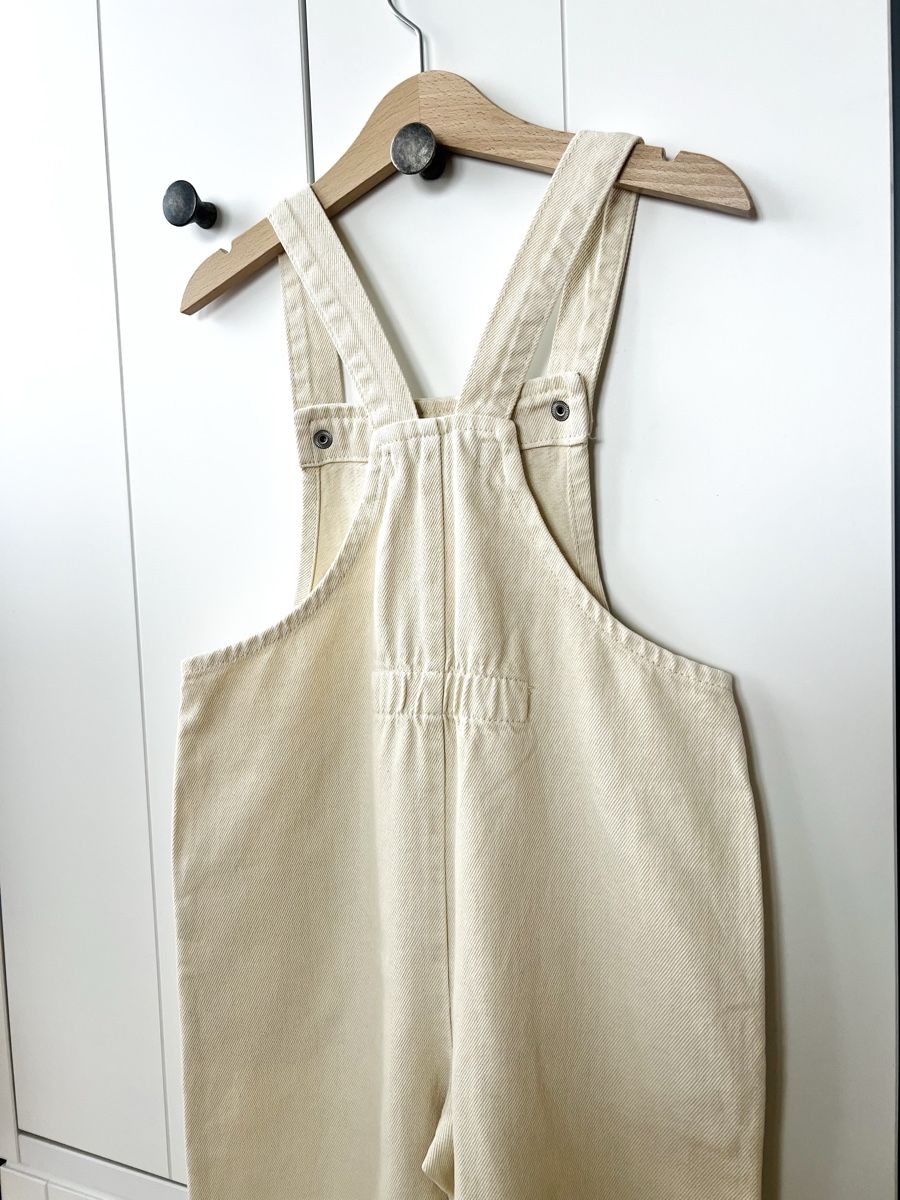 Zara Hosen: Zara 110 Jeans Latzhose creme – Neu (gemäss Beschreibung) aus Burgdorf von rulan 3