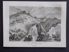 Ticino Vue des cascades du Tesin