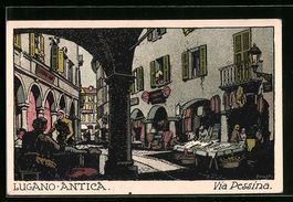 AK Lugano-Antica, Via Pessina