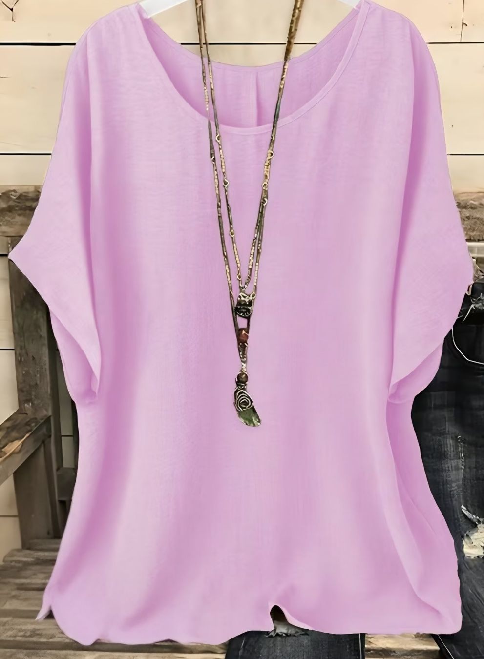 Camicette: Bluse Tunika Rosa Kurz Arm – Usato da Niederbipp venduto da Trude04 2