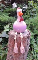 HUHN - Dekoration - Handbemalt - Neu - 14x10x8cm