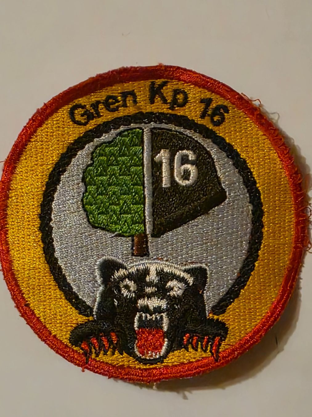 Schweizer Armee Placchette & Badge: Grenadier Abzeichen Badge Gren kp 16 Berne Original – Usato da Nyon venduto da freetoys08