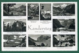 Kandersteg, 9-Bilderkarte, 1959, ungelaufen