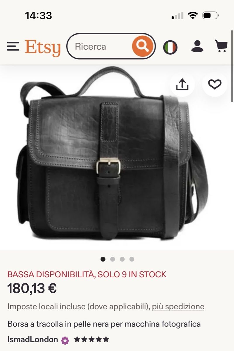 Vera Pelle Taschen: Leather Bag – Gebraucht aus Pregassona von kat_zh5d 6