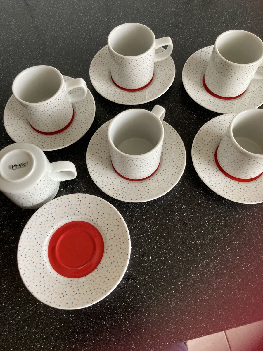 Pfister Tazze: 6 Espressotassen – Usato da Lachen SZ venduto da belluno01