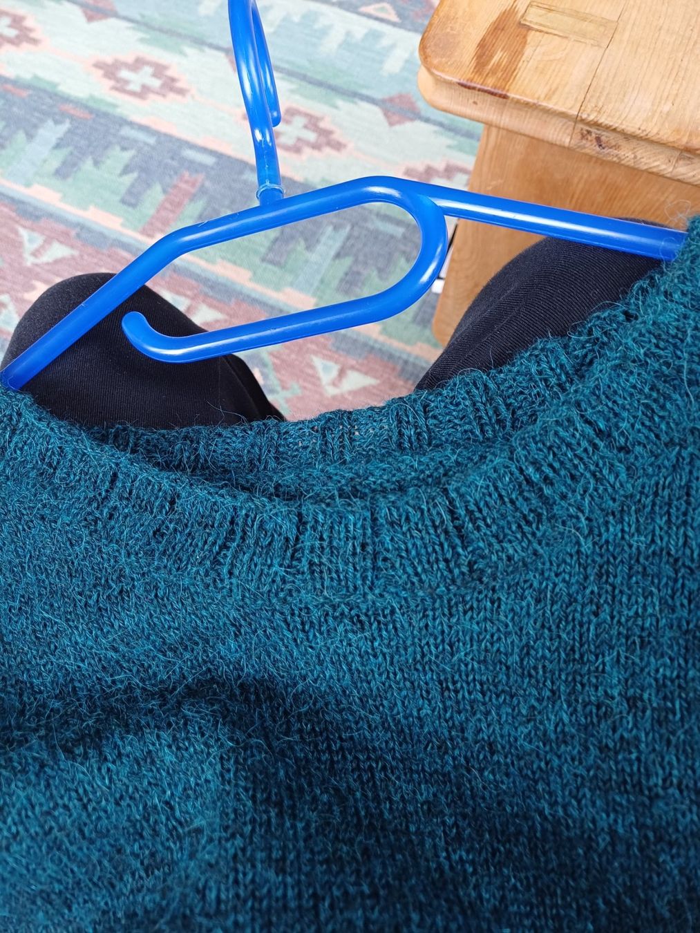 Maglioni & Felpe: Pullover Wollpullover 100% Alpaka lamamita Grösse S/M türkis – Nuovo (secondo la descrizione) da Elgg venduto da Flurinal 2