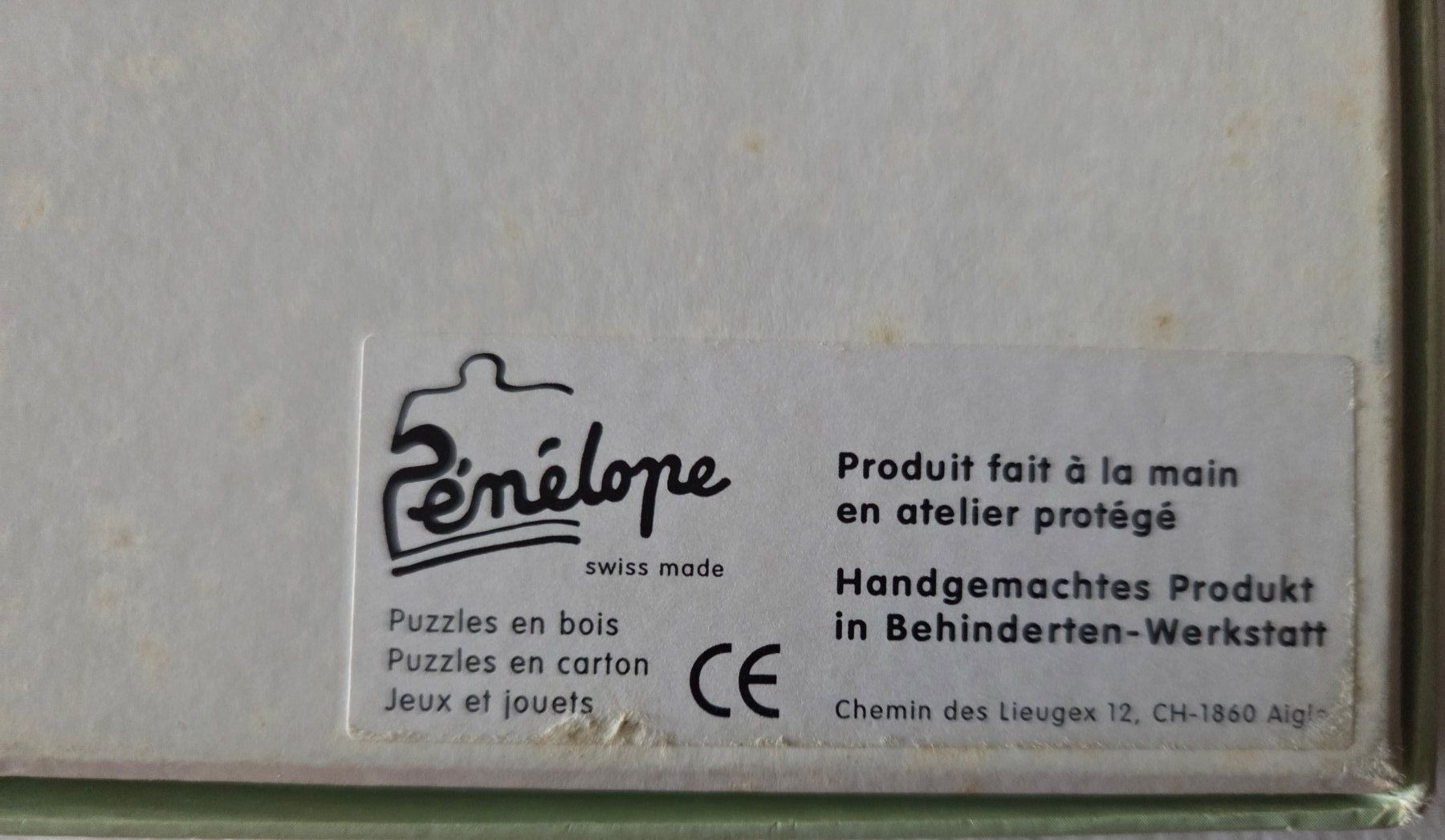 Penelope Puzzles: Penelope Holzpuzzle Junior 63 Teile – Gebraucht aus Gossau SG von tenerife11 3