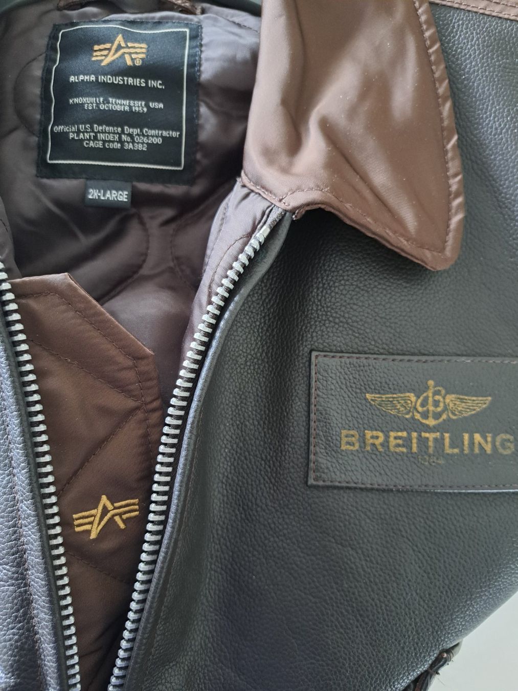 Alpha Industries Giacche: " BREITLING" Bomber-Jacke Alpha-Industries Inc. 2XL – Nuovo (secondo la descrizione) da Dübendorf venduto da colo55 4