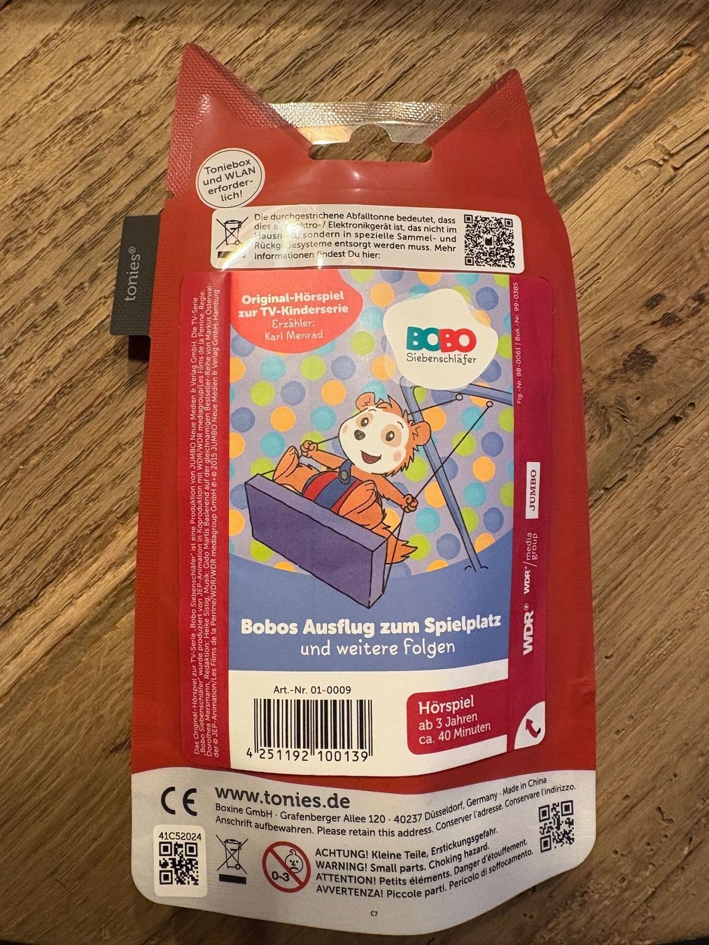 Tonies Figuren: Tonie Bobo Siebenschläfer - Originalverpackt! – Neu und originalverpackt aus Obersaxen von Bob-omb 1