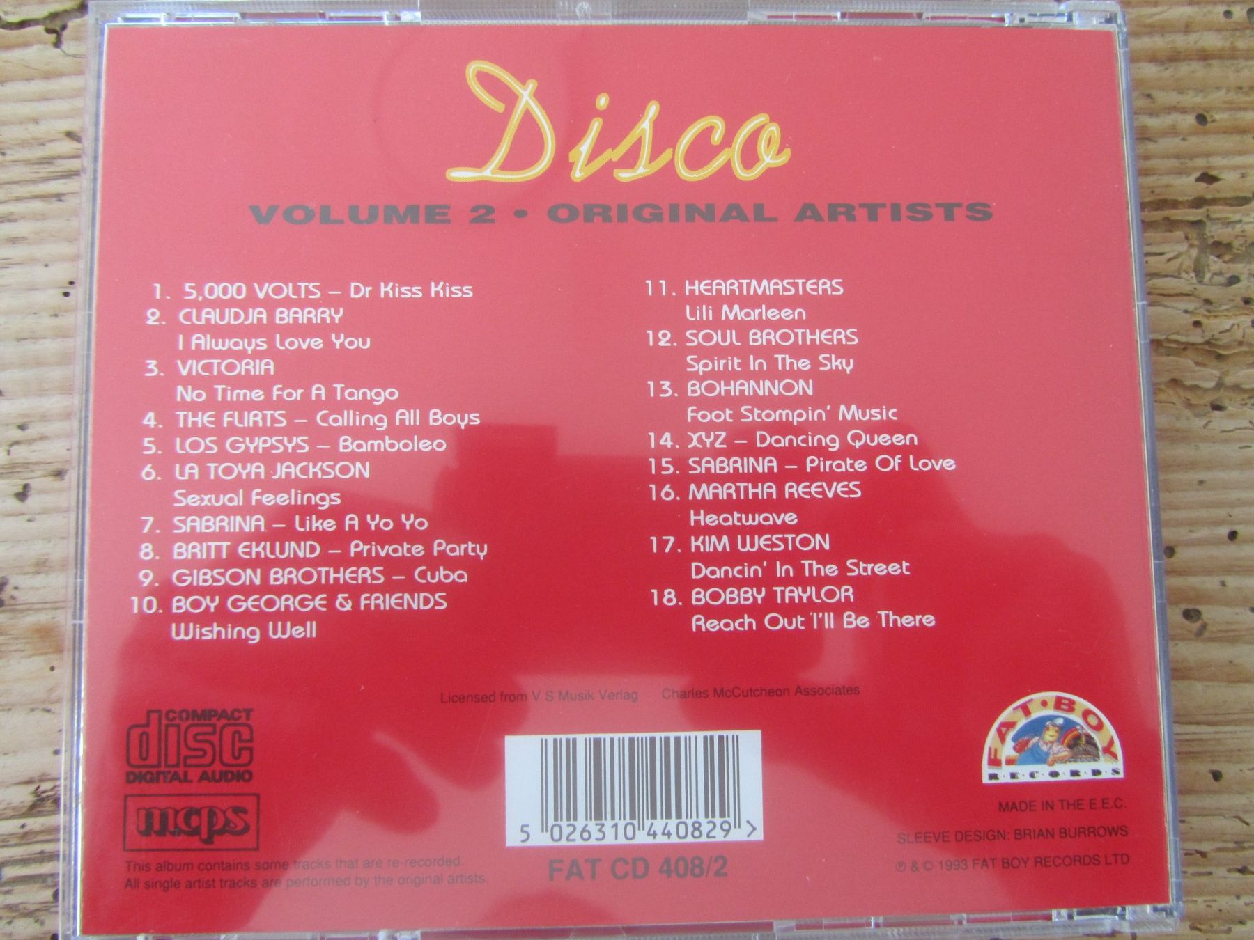 CD: CD Disco Volume Two 18 Dance Hits diverse Interpreten – Usato da Seengen venduto da mikelele 1
