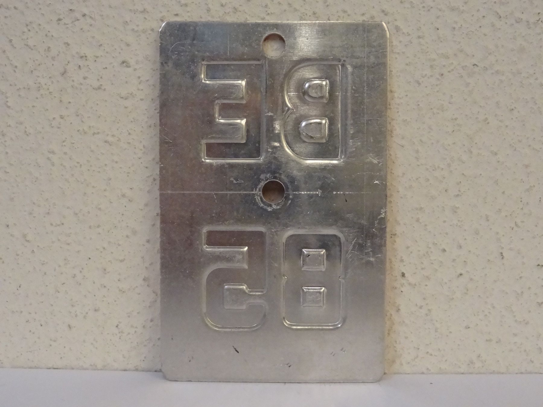 Schilder: BE 85 VELONUMMER - FAHRRADSCHILD – Gebraucht aus Kerzers von zimmergruen 1