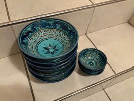 Keramikschalen handbemalt