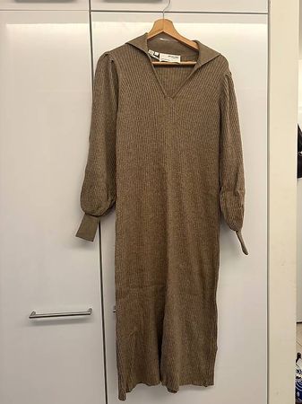 Strickkleid oversized Braun