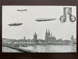 AVIATIK Luftschiffmanöver zu Köln am Rhein, ZEPPELIN