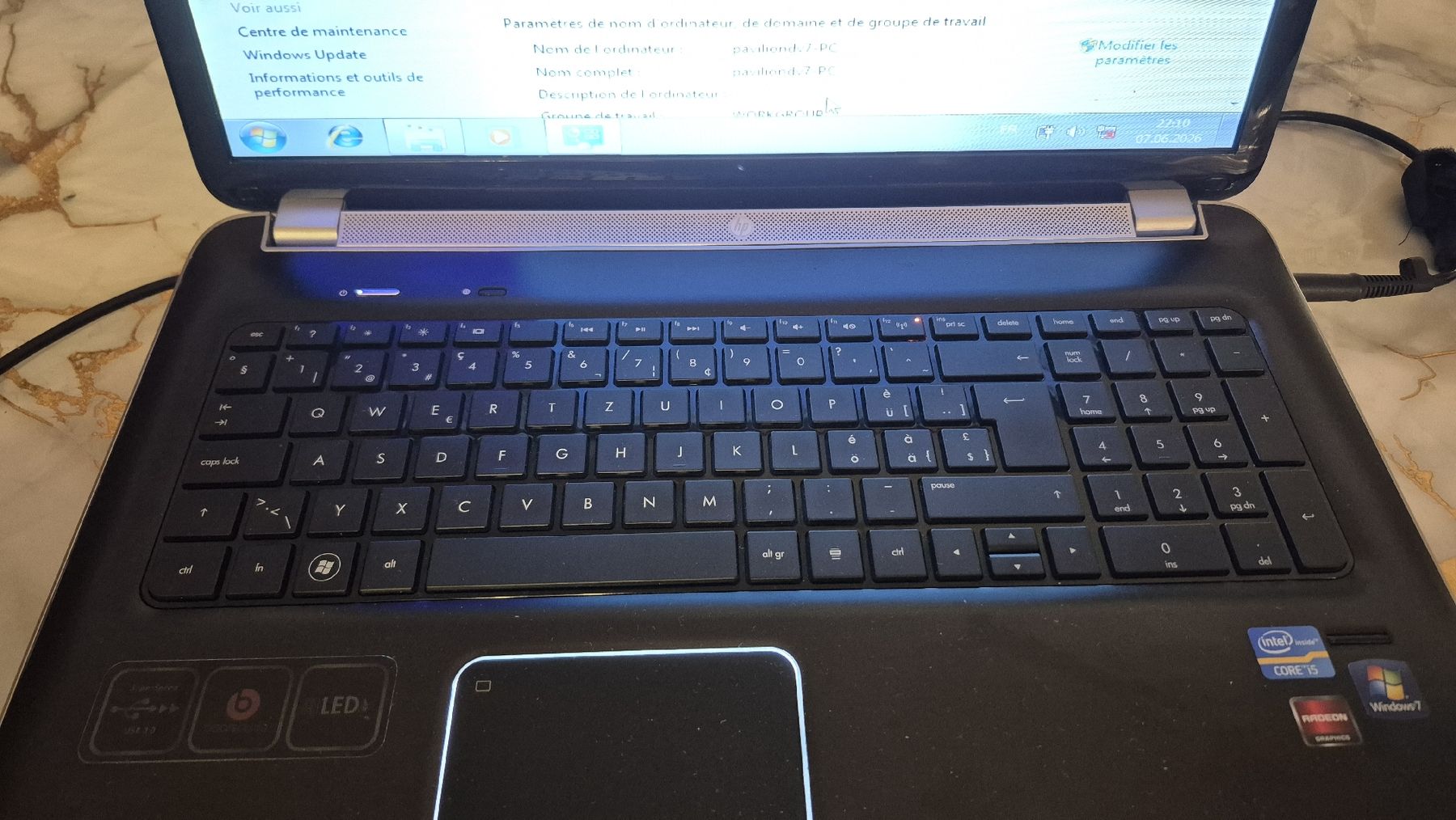 Hewlett Packard Notebook: hp pavilion dv7 béats audio i5/radeon – Usato da Léchelles venduto da sim7891 7