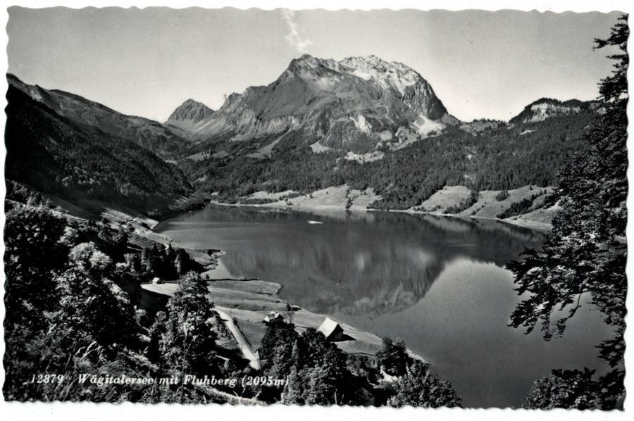 Cartoline postali: Wägitalersee mit Fluhberg – Usato da Frauenfeld venduto da POML