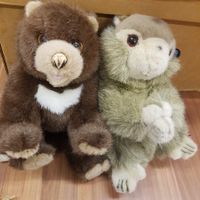 Handpuppen Bär und Biber K10