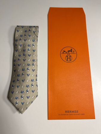 Hermès Hühner Eier Krawatte