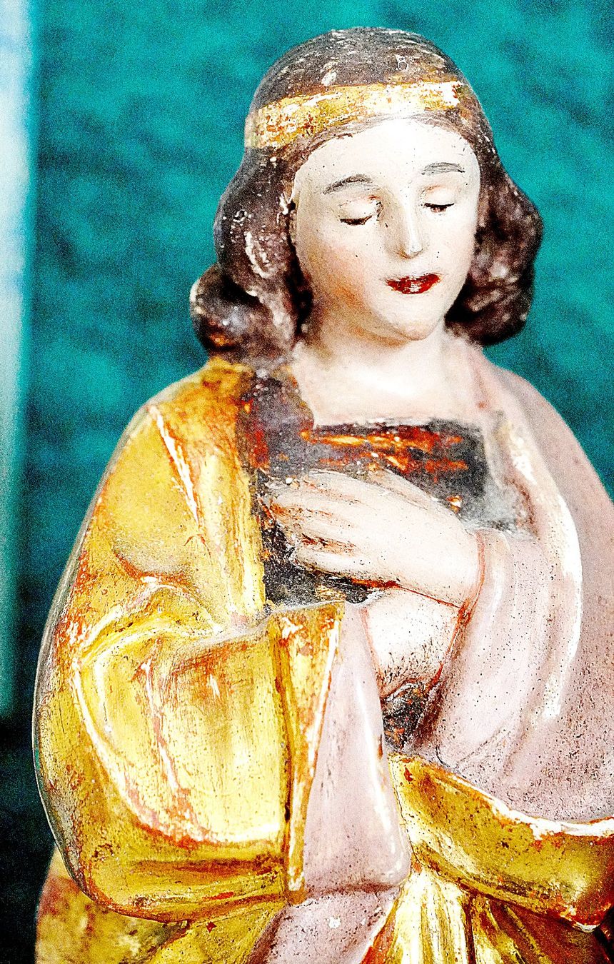 Sculture & Statue: Heiligen Schnitzfigur Holz – Usato da Baar venduto da 2cvbaar 6