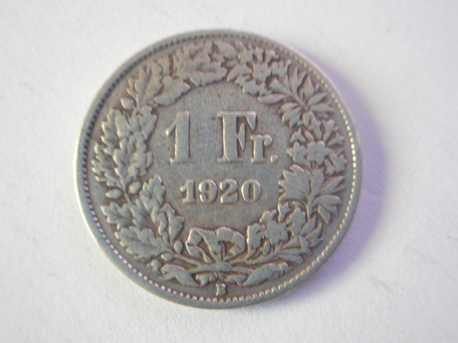 Tutti le monete: 1 Fr. 1920 silber – Usato da Kriegstetten venduto da pizlad2010