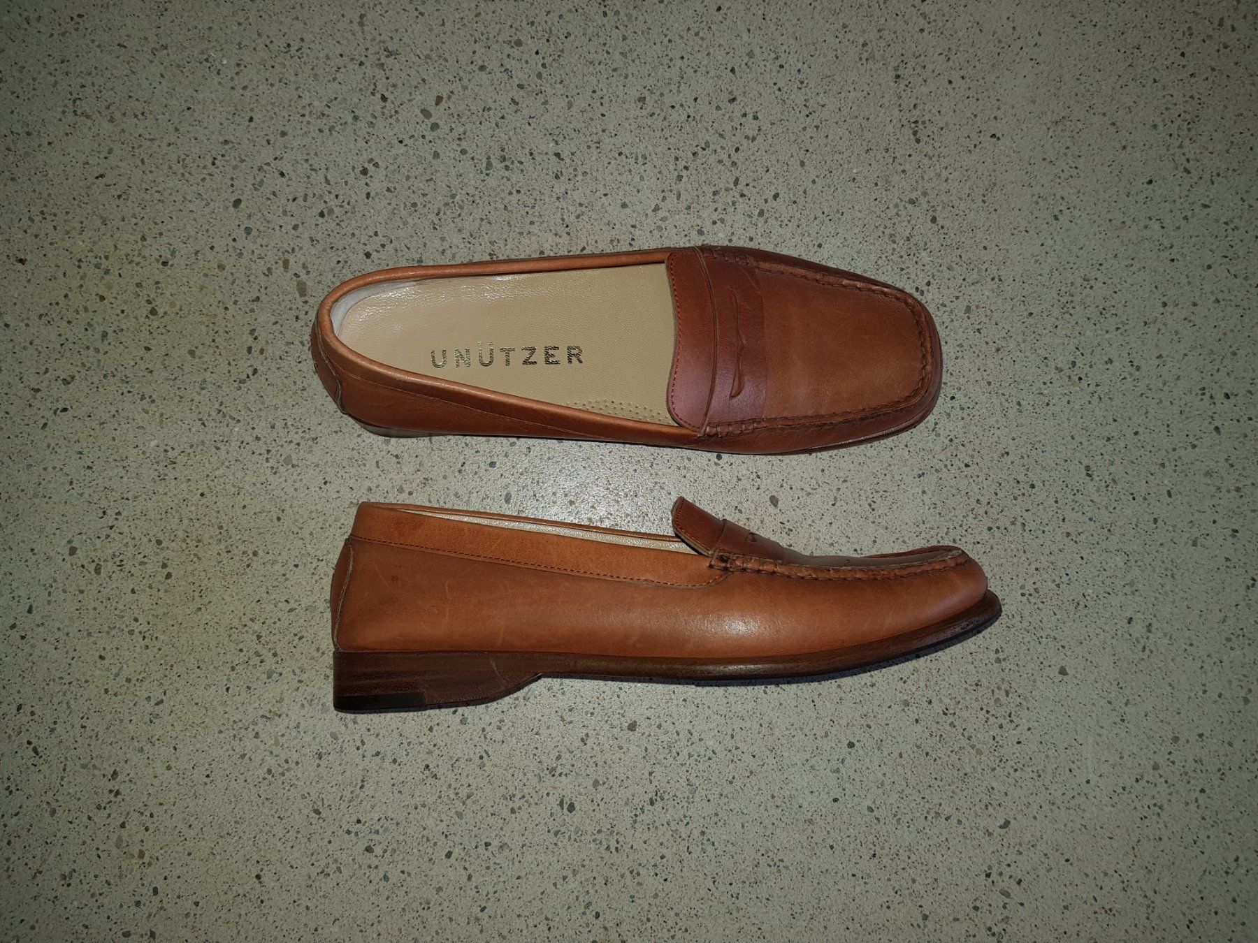 Scarpe da donna: Unützer Leder Mokassin Grösse 38.5 – Usato da Basel venduto da chien008 3
