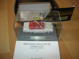 Mercedes-Benz 220 SE Cabrio1961-65 weiss * Faller 1:43
